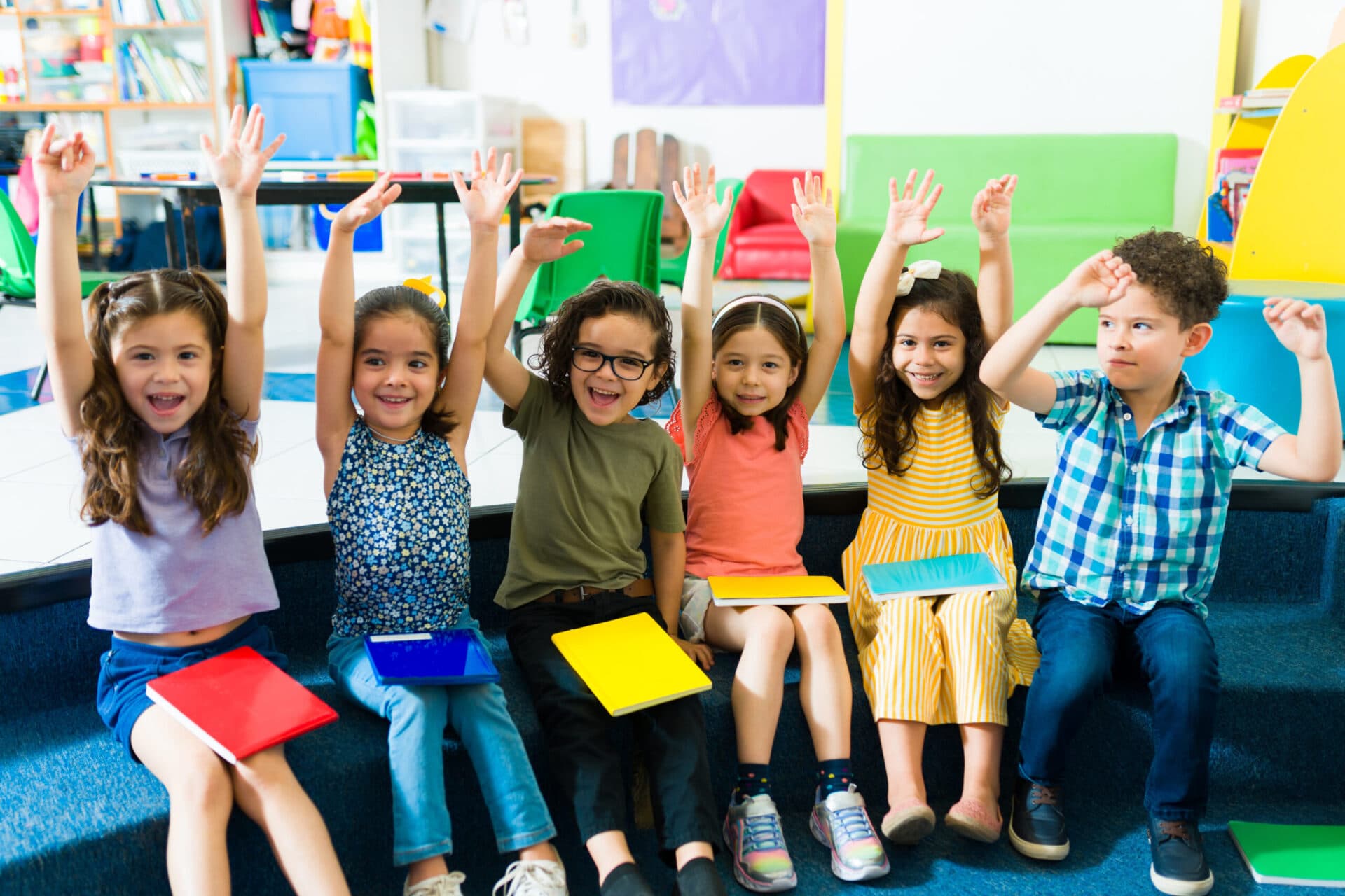 Children learning at Wee Discover